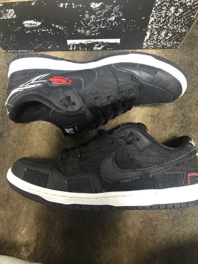 Wasted Youth × Nike SB Dunk Low "Black Denim"(Special Box) / VERDY