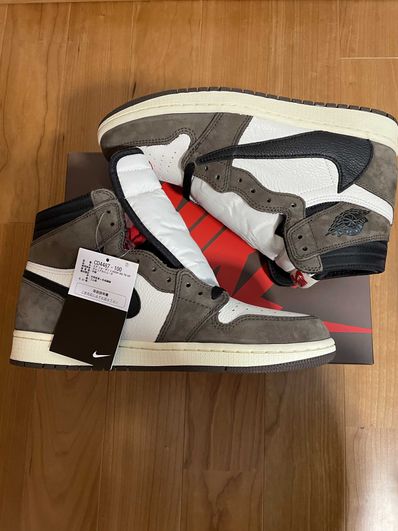 Travis Scott × Nike Air Jordan 1 Retro High OG TS SP "Sail/Dark Mocha"