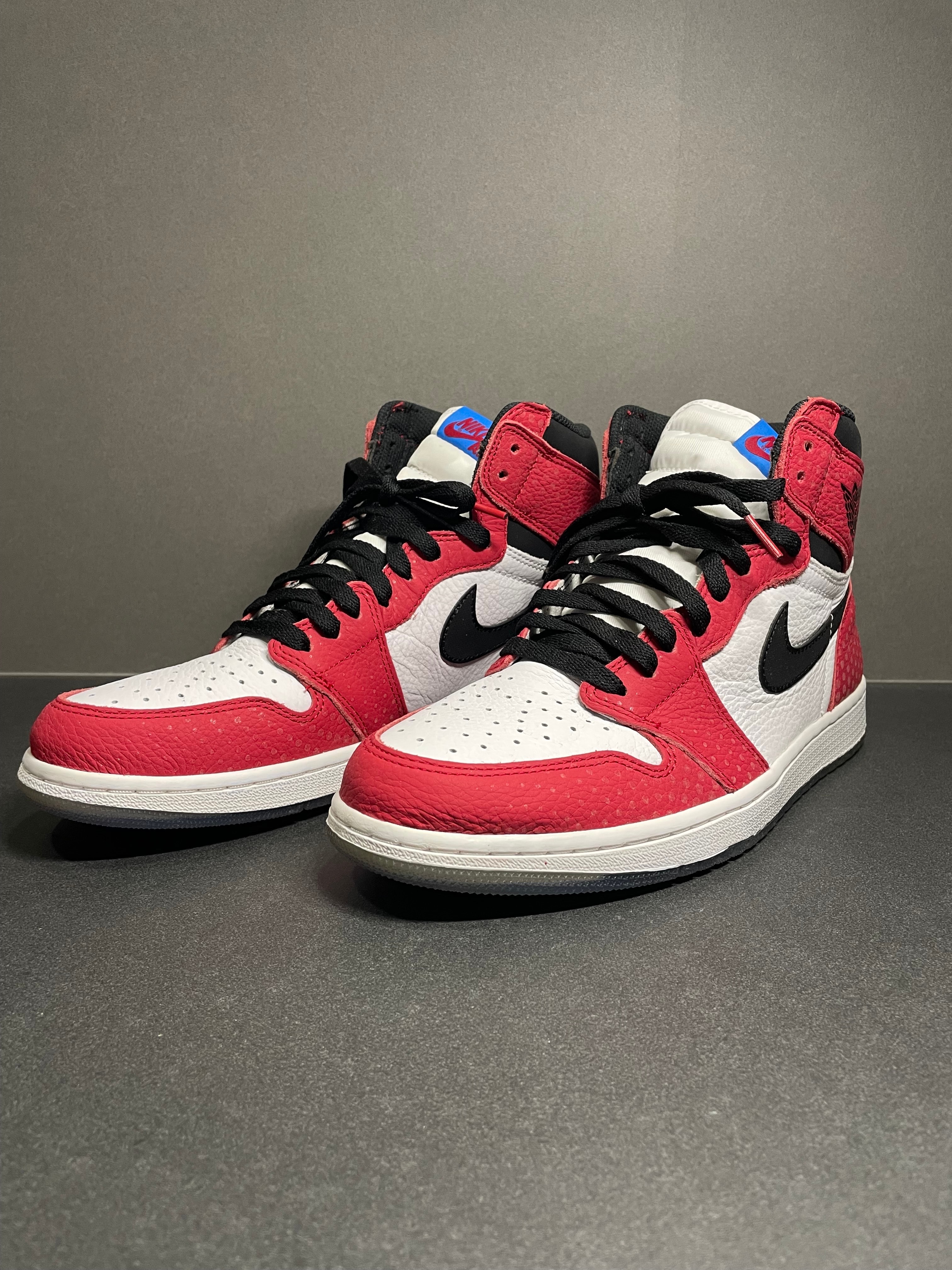 Spiderman × Nike Air Jordan 1 Origin Story "Gym Red/White/Photo Blue/Black"