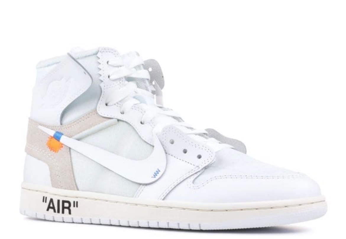 オフホワイト×ナイキ エアジョーダン1 レトロ ハイ "ホワイト"