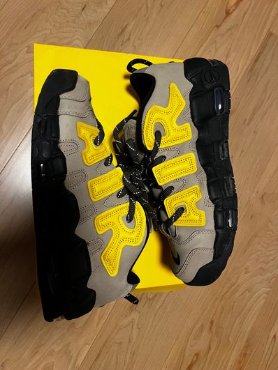 AMBUSH × Nike Air More Uptempo Low "Vivid Sulfur and Limestone"