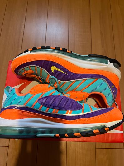 Nike GS Air Max 98 "Cone/Tour Yellow"