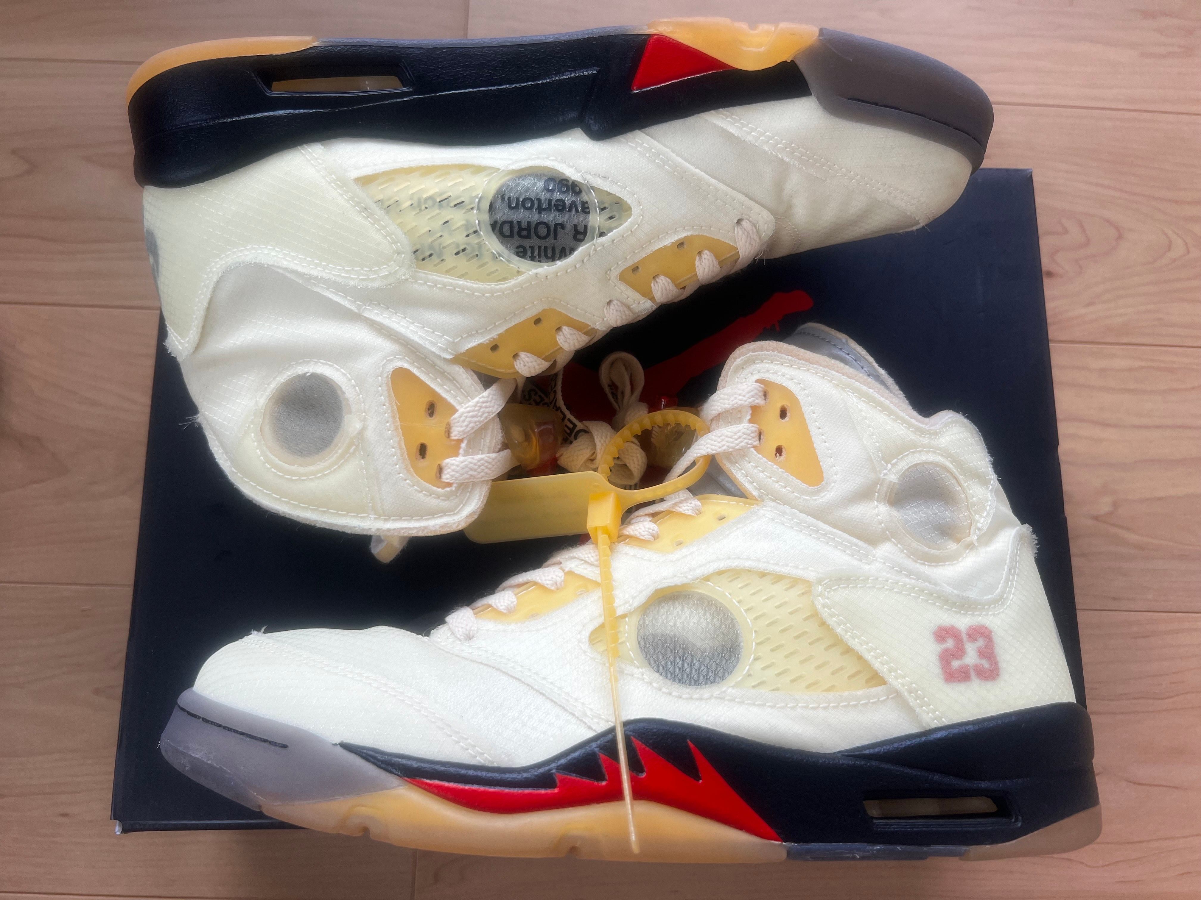 Off-White × Nike Air Jordan 5 "Sail"