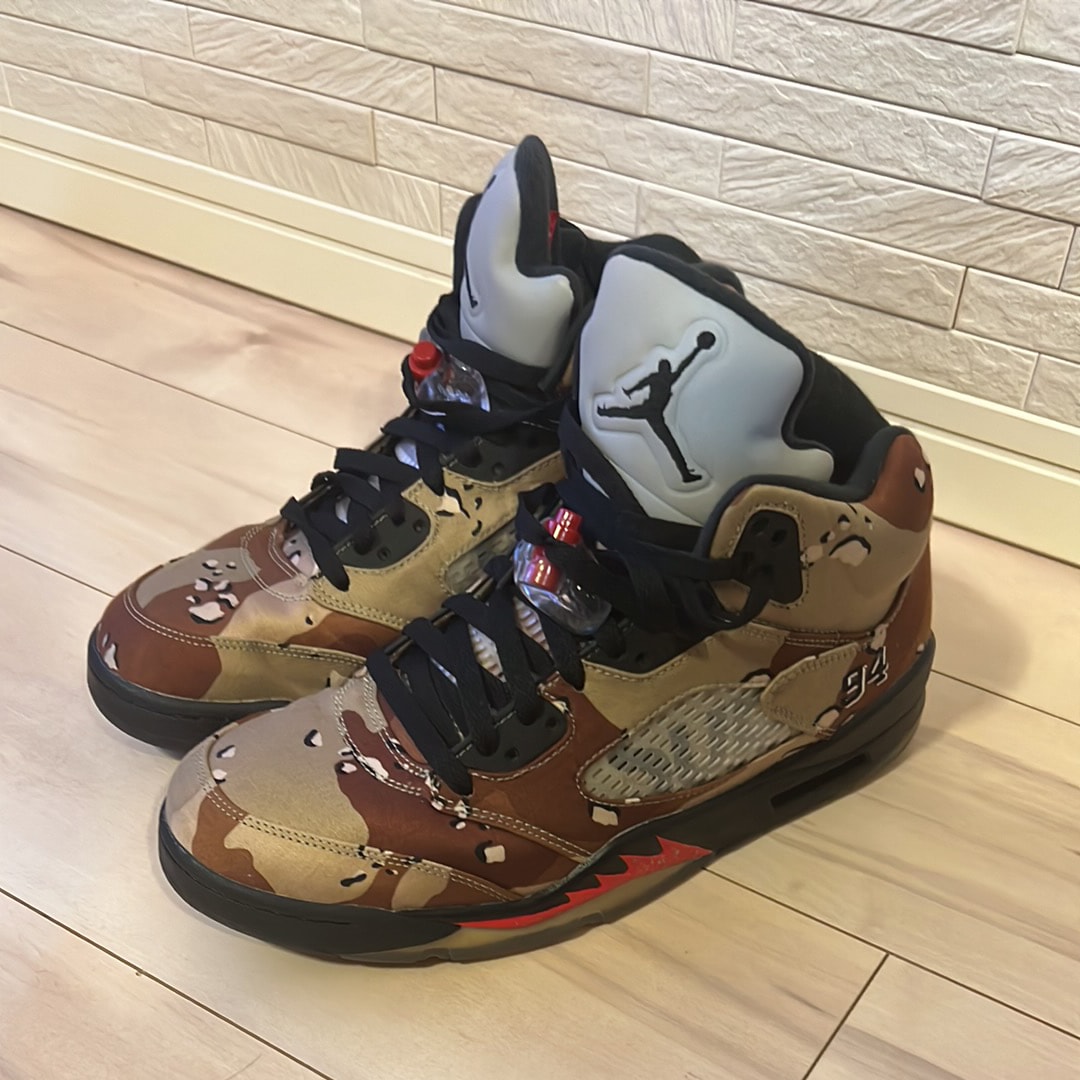 Supreme × Nike Air Jordan 5 Retro "Desert Camo"