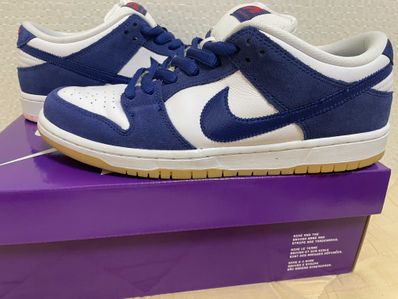 Nike SB Dunk Low "Los Angeles Dodgers/Deep Royal Blue"