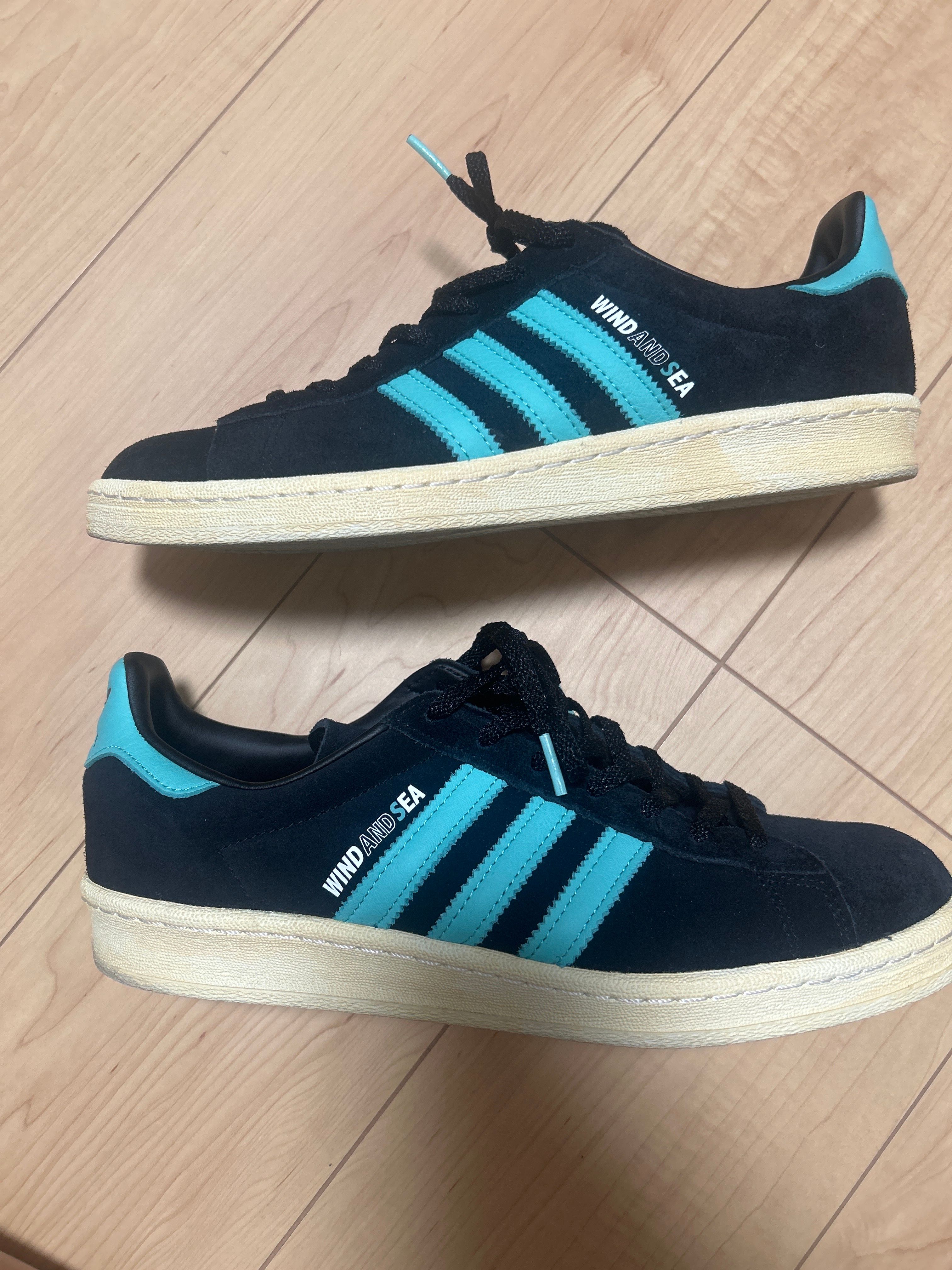 WIND AND SEA × atmos × adidas Campus 80 "Black"