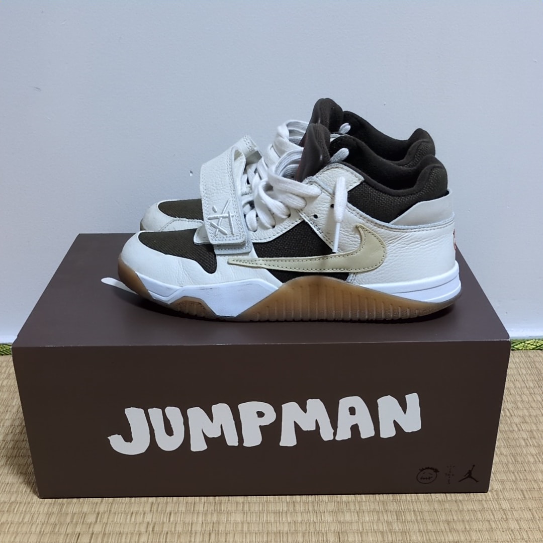Travis Scott × Nike Jordan Jumpman Jack TR "Sail and Dark Mocha"