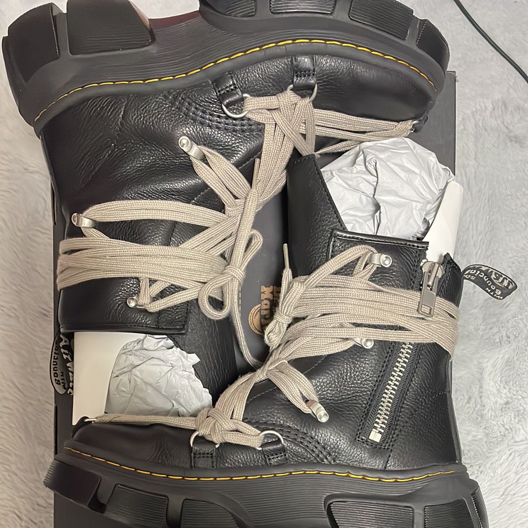 Rick Owens × Dr.Martens 1460 DMXL Mega Lace Boot "Black"