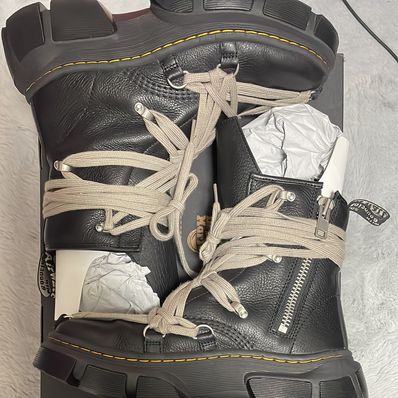 Rick Owens × Dr.Martens 1460 DMXL Mega Lace Boot "Black"