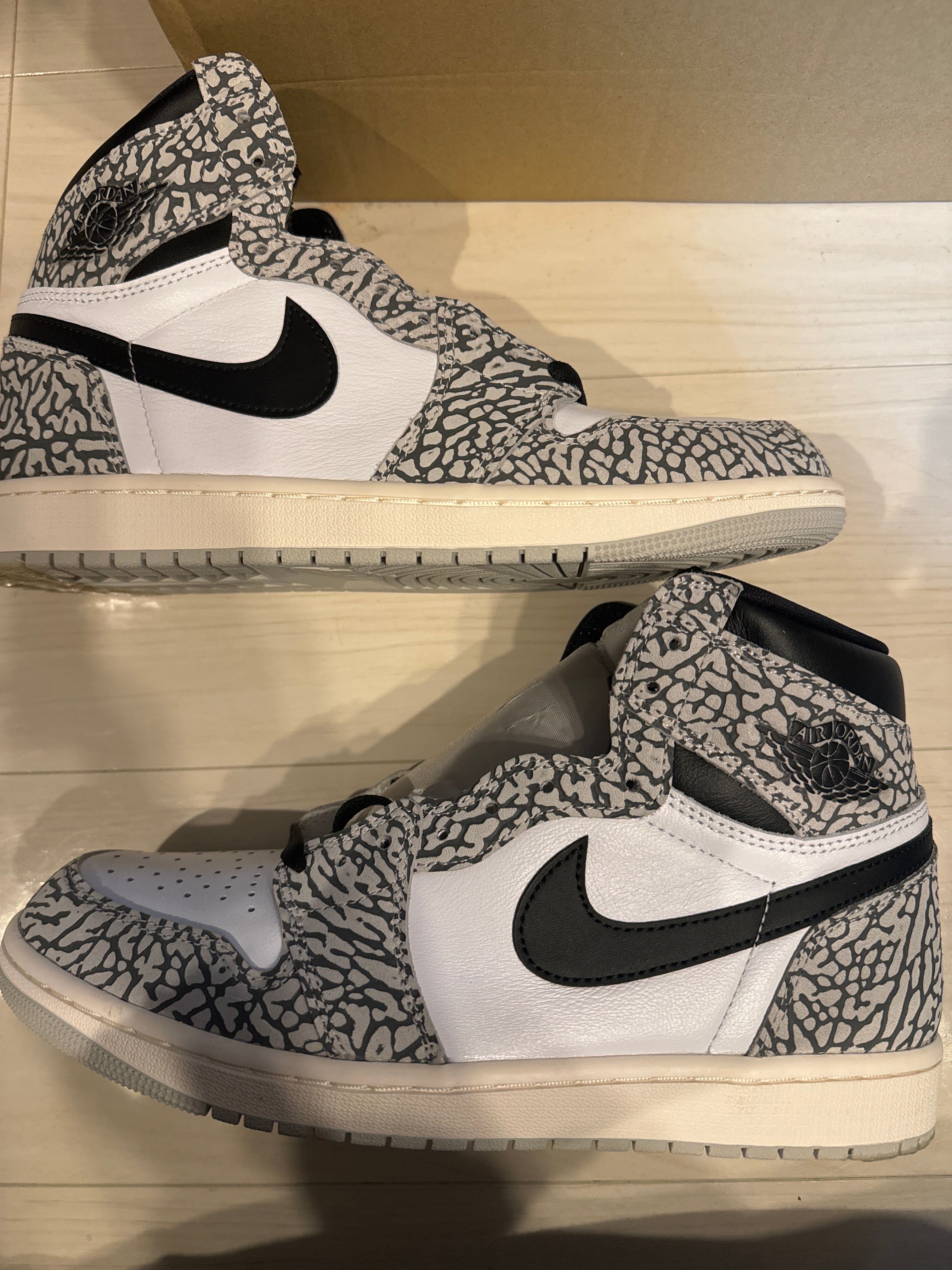 Nike Air Jordan 1 High OG "White Cement/Safari"