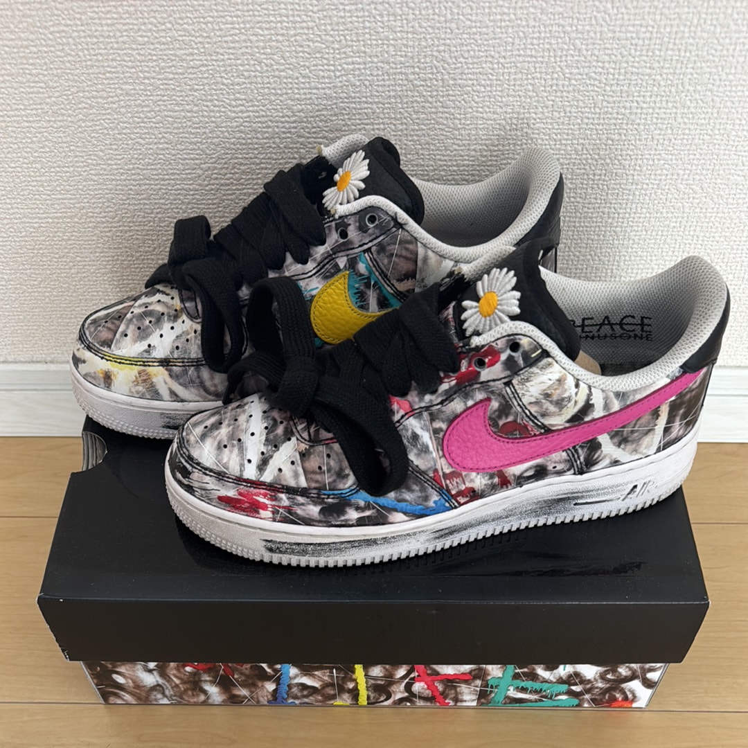 PEACEMINUSONE × Nike Air Force 1 Low '07 Para-Noise 3.0 "Black and Multi-Color" / G-DRAGON