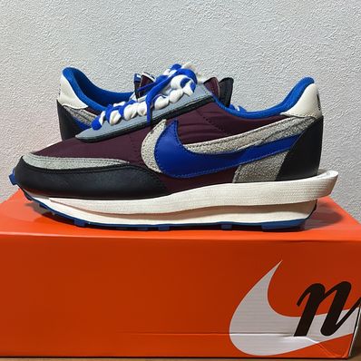 UNDERCOVER × sacai × Nike LD Waffle "Night Maroon/Pale Ivory-Ground Grey-Team Royal"