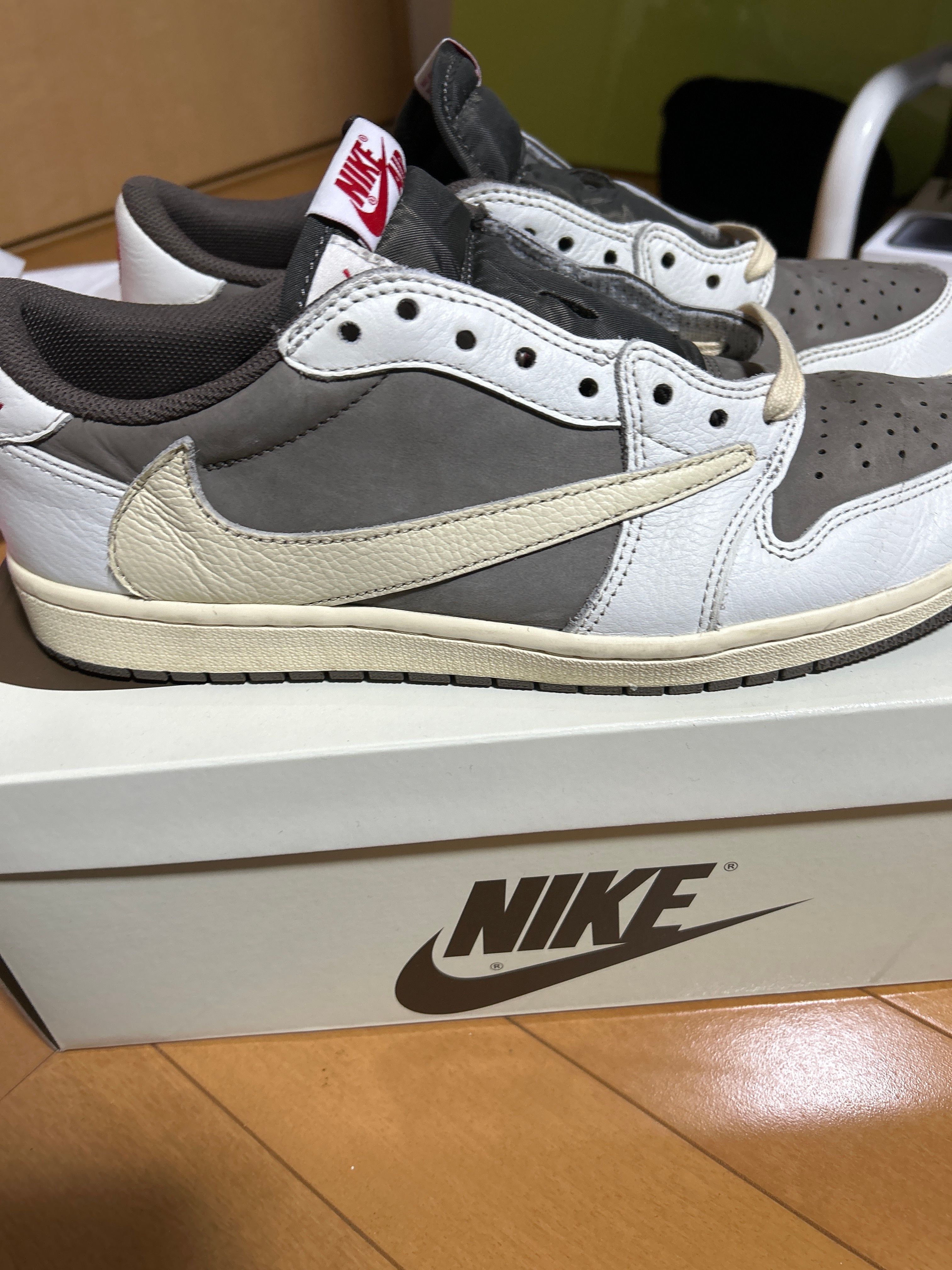 Travis Scott × Nike Air Jordan 1 Low OG SP "Reverse Mocha/Sail and Ridgerock"