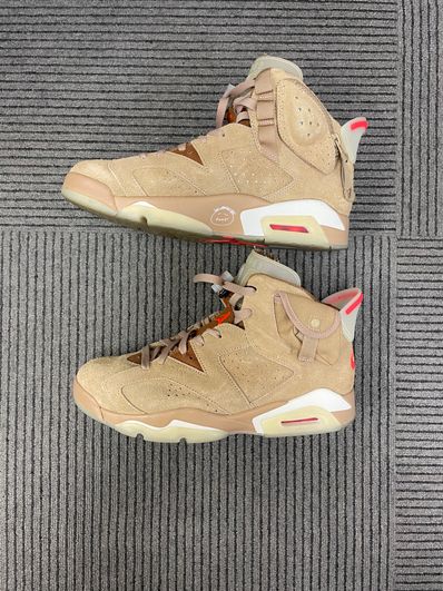Travis Scott × Nike Air Jordan 6 "British Khaki"