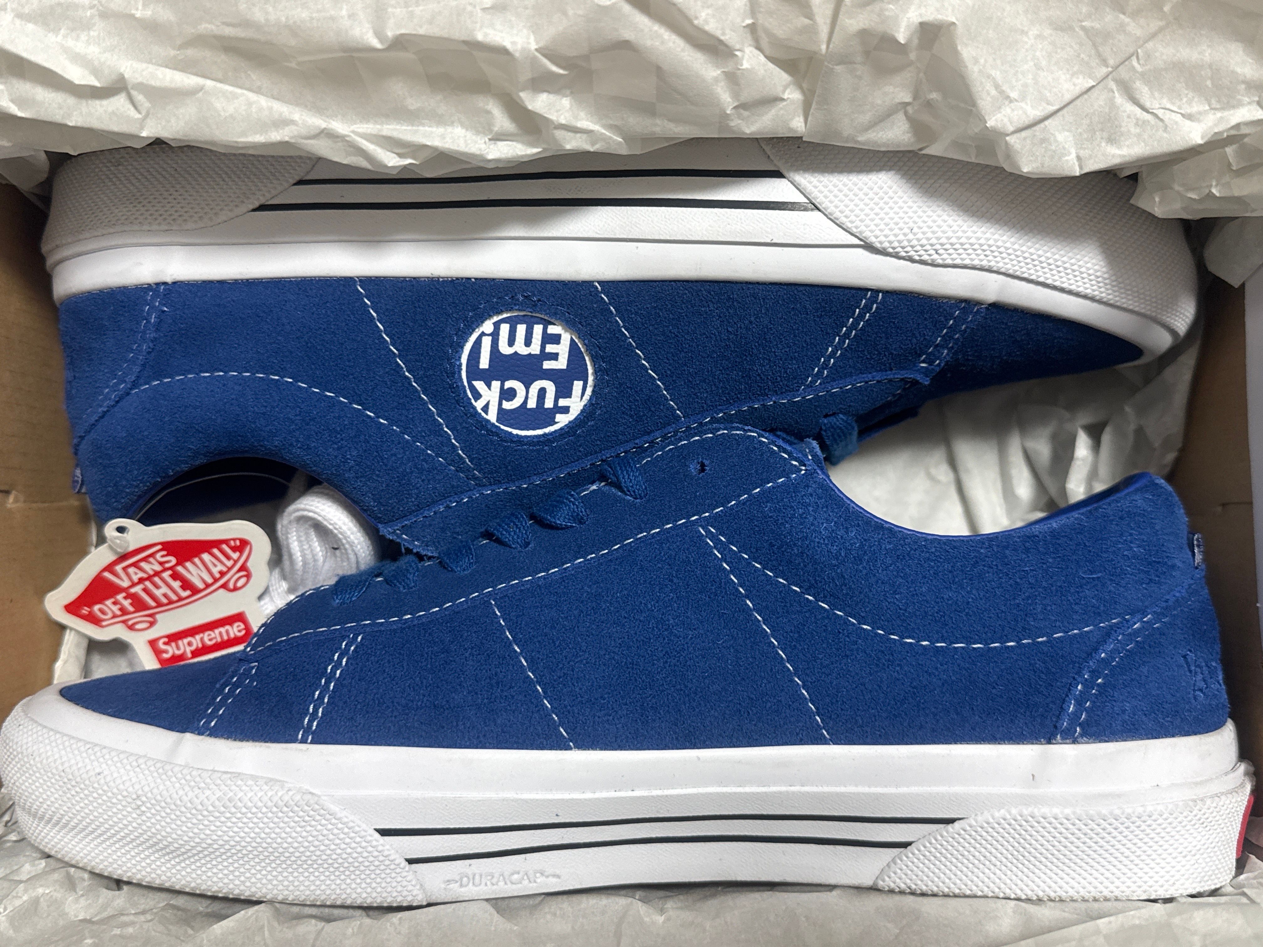 Supreme × Vans Sid "Blue"