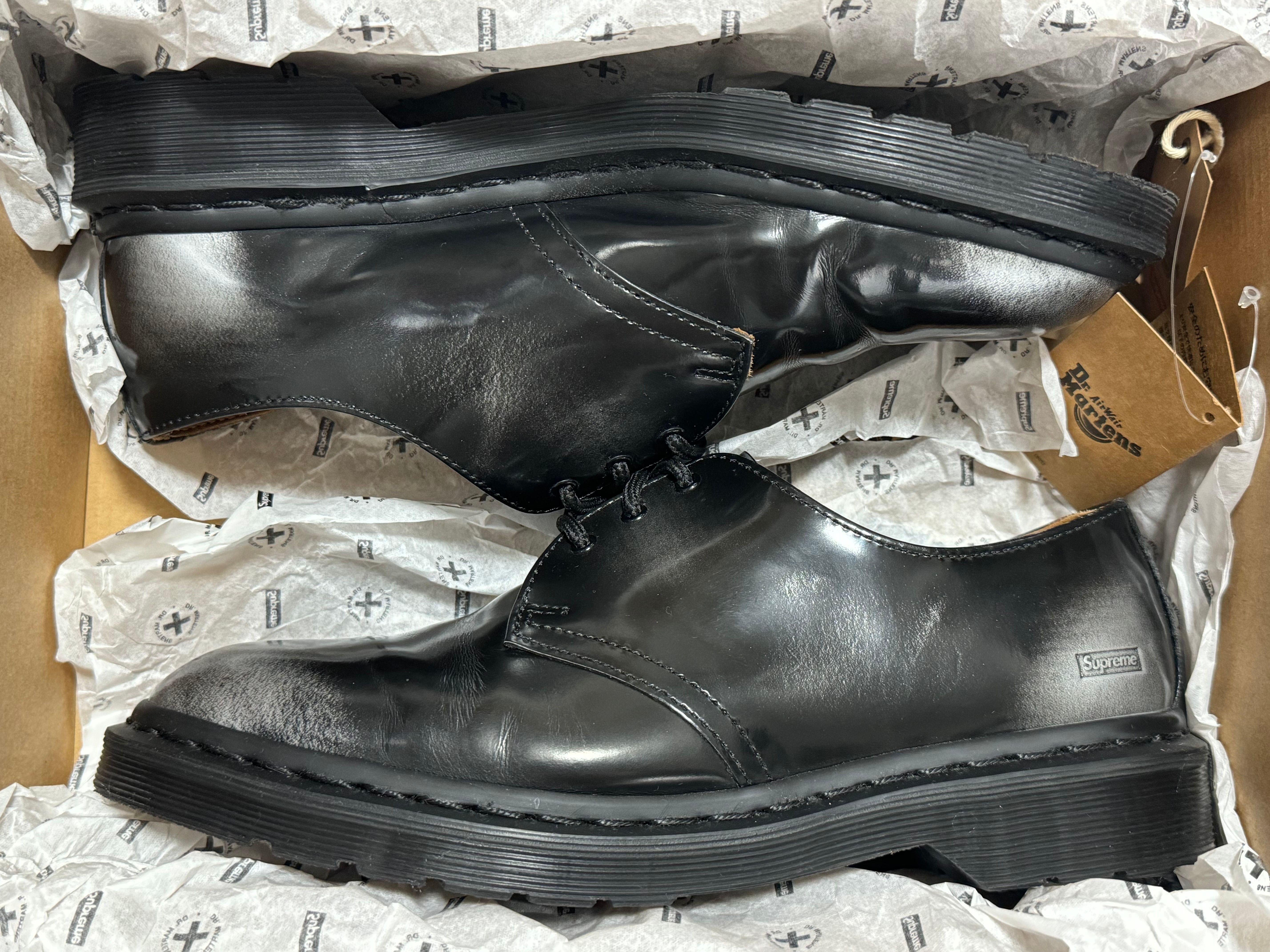 Supreme × Dr.Martens 1461 3 Eye Shoe "Black"