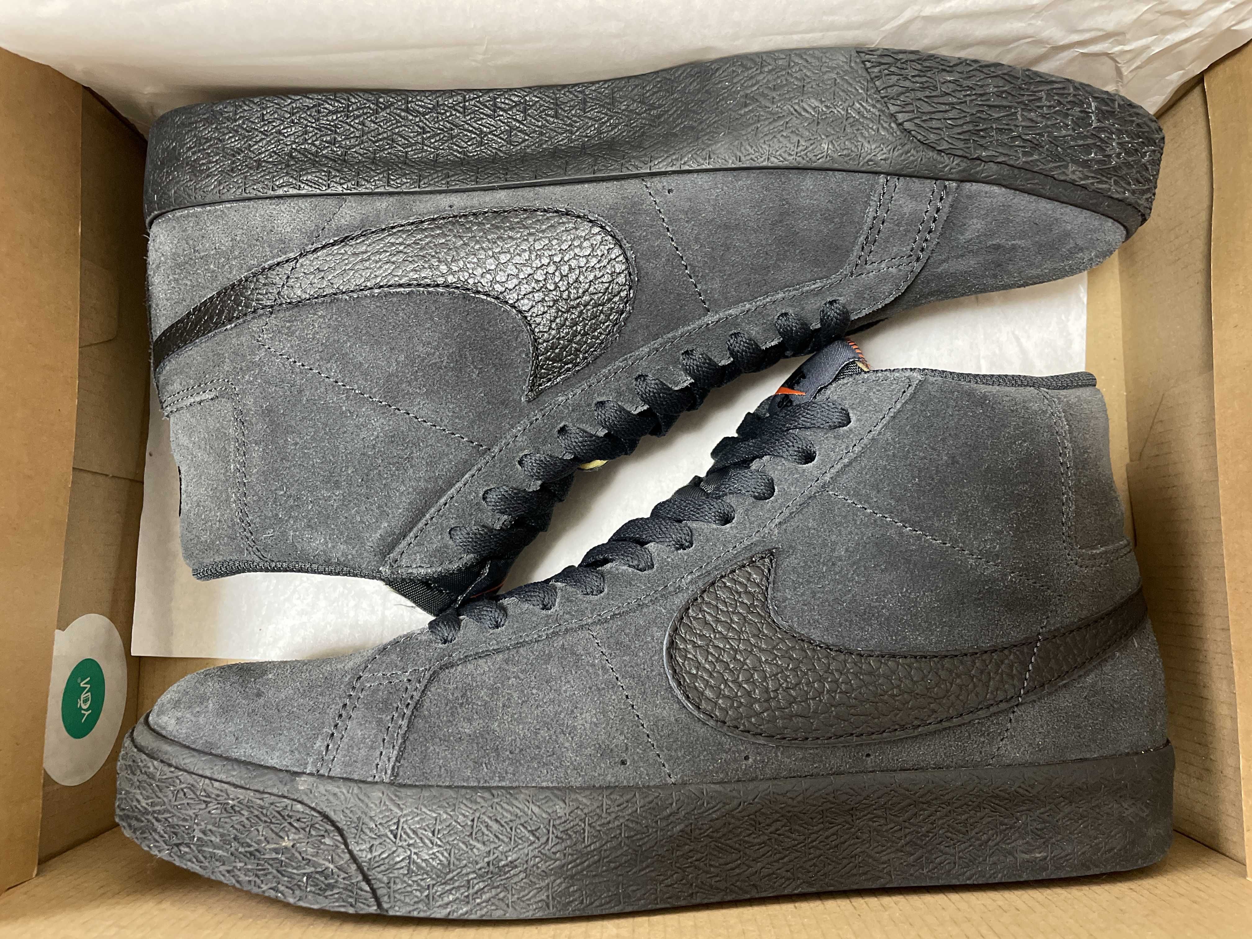 Nike SB Blazer Mid Orange Label "Dark Grey"