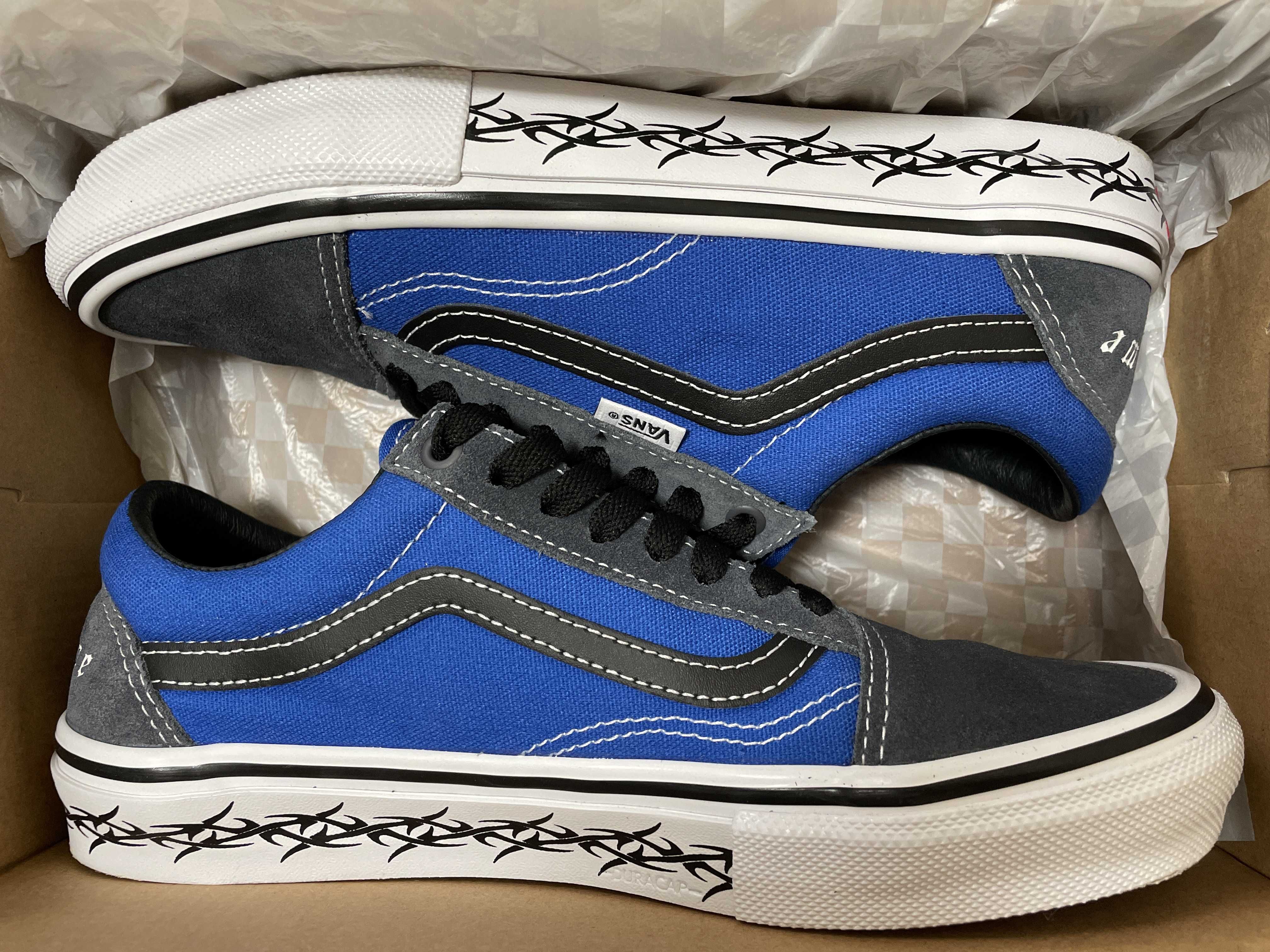 Supreme × Vans Old Skool "Blue"