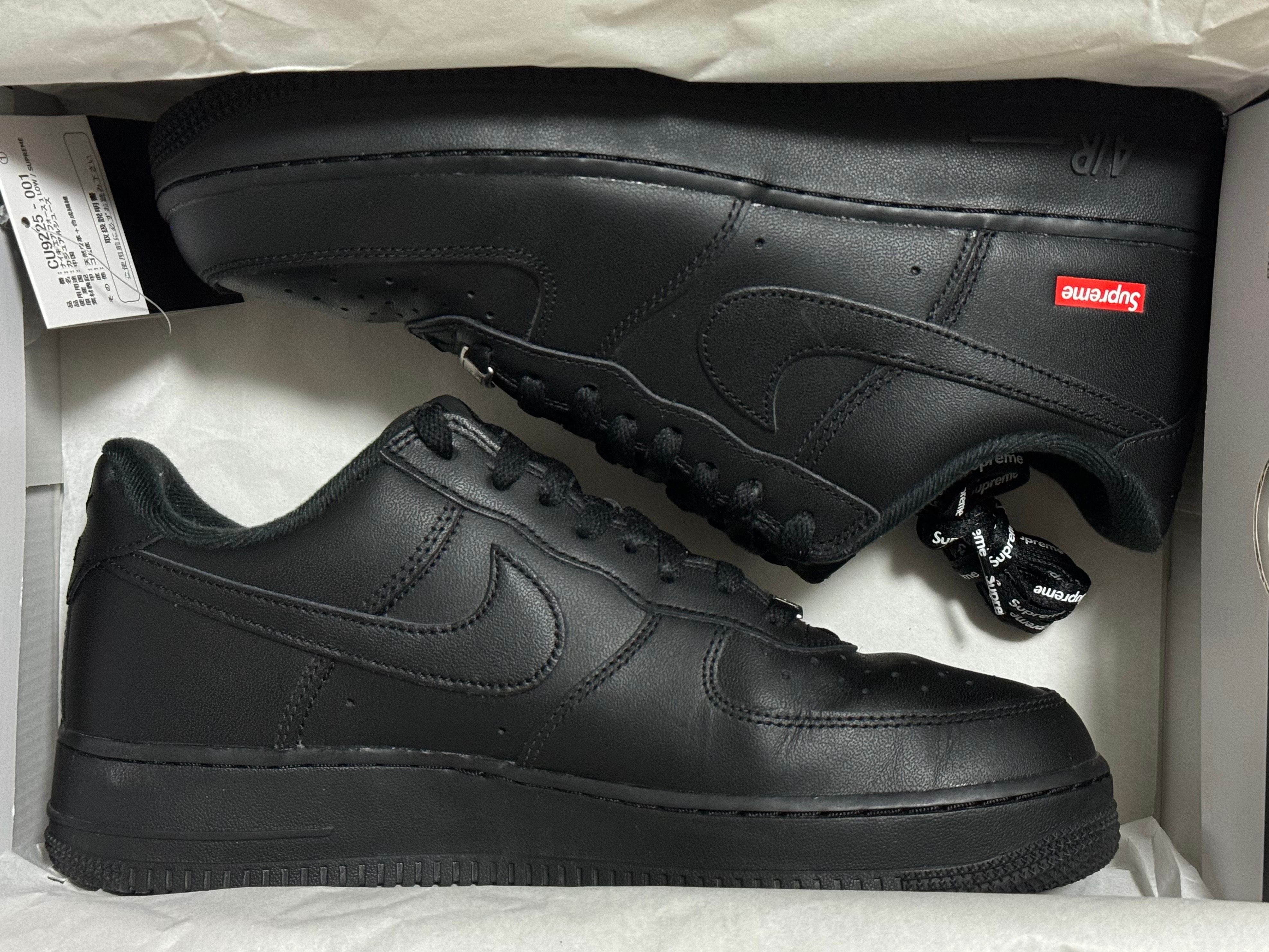 Supreme × Nike Air Force 1 Low "Black"