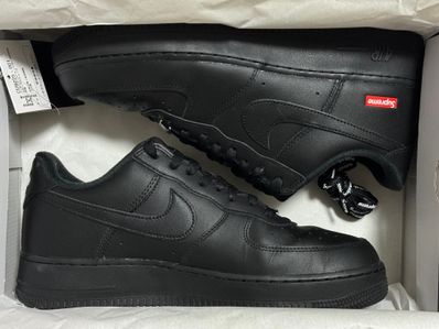 Supreme × Nike Air Force 1 Low "Black"