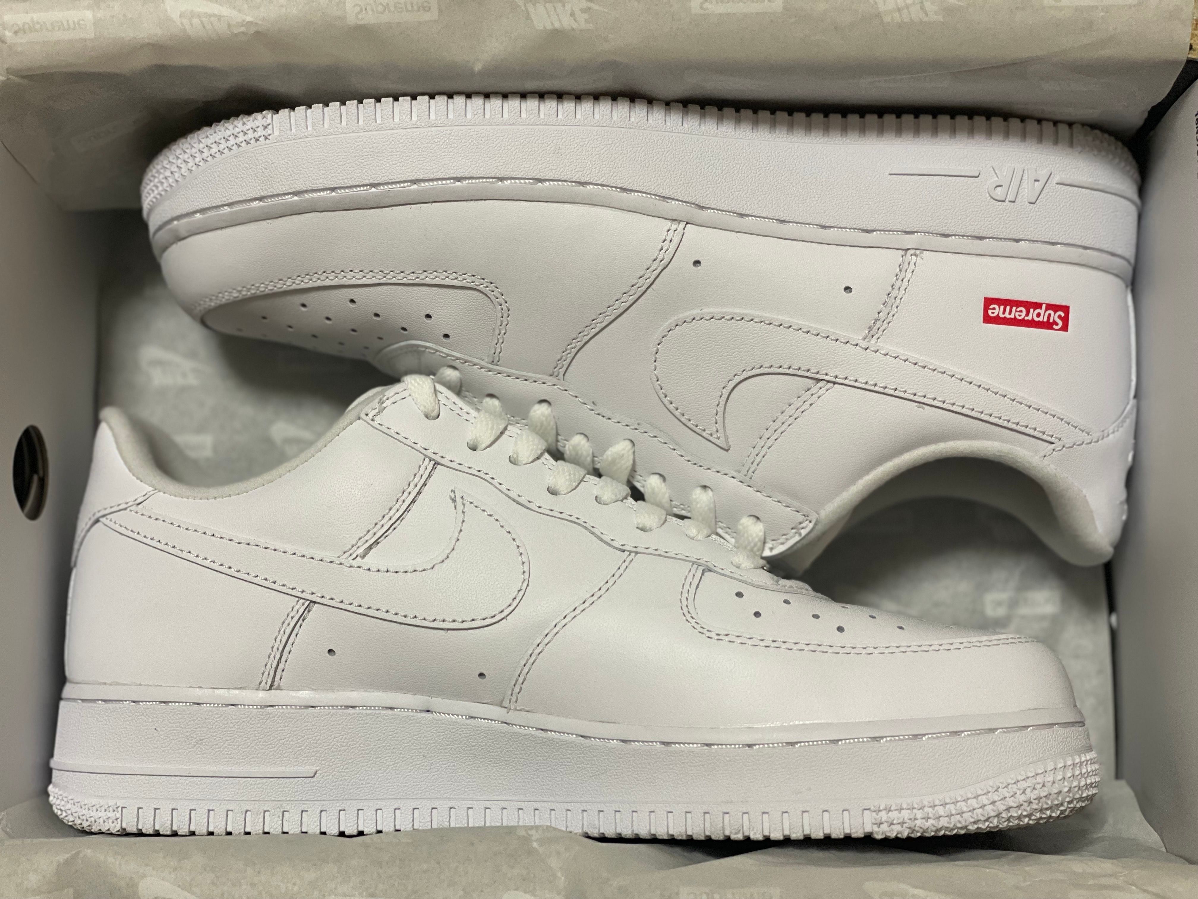 Supreme × Nike Air Force 1 Low "White"