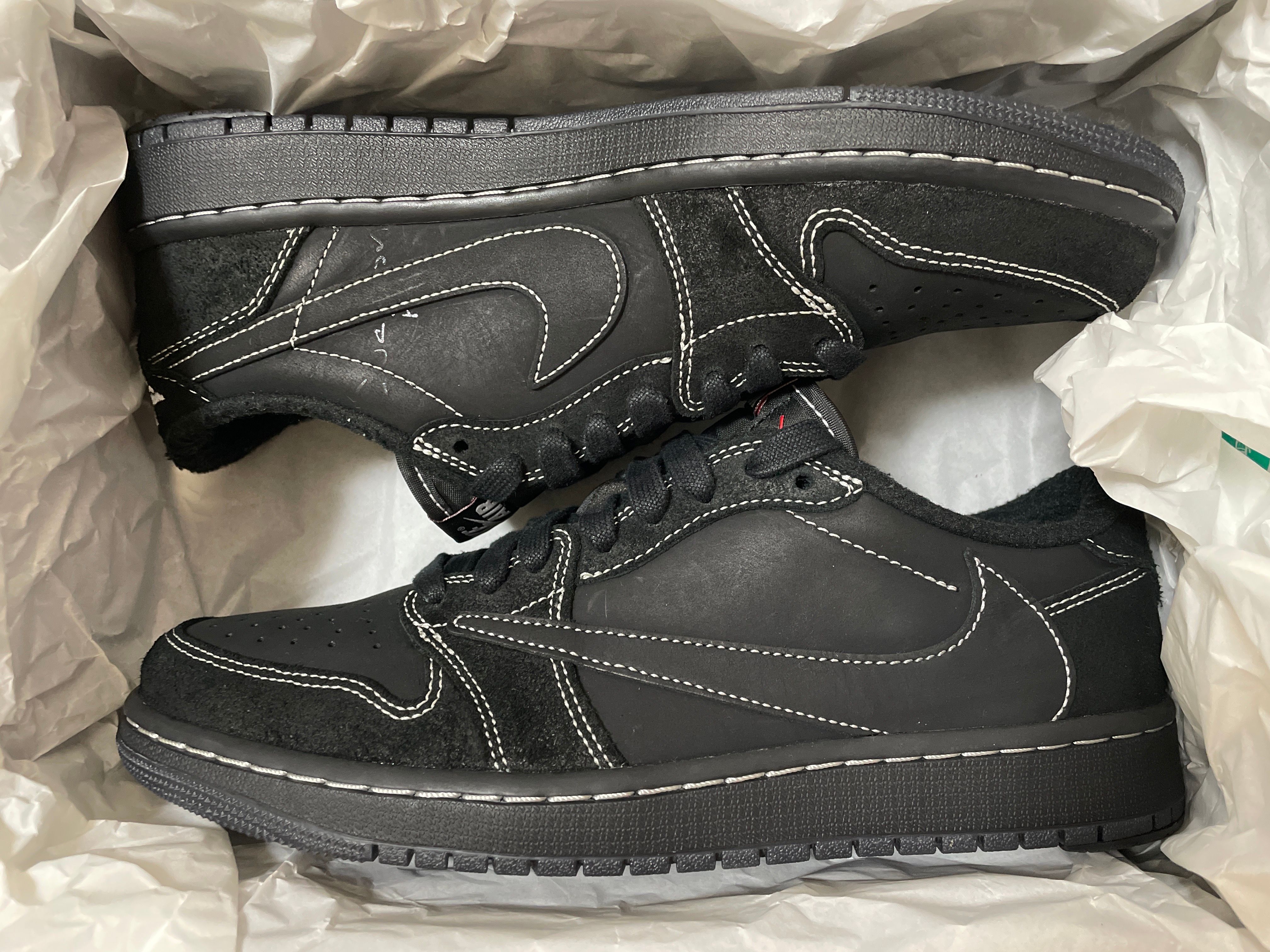 Travis Scott × Nike Air Jordan 1 Low OG SP "Black Phantom"