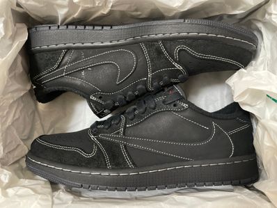 Travis Scott × Nike Air Jordan 1 Low OG SP "Black Phantom"