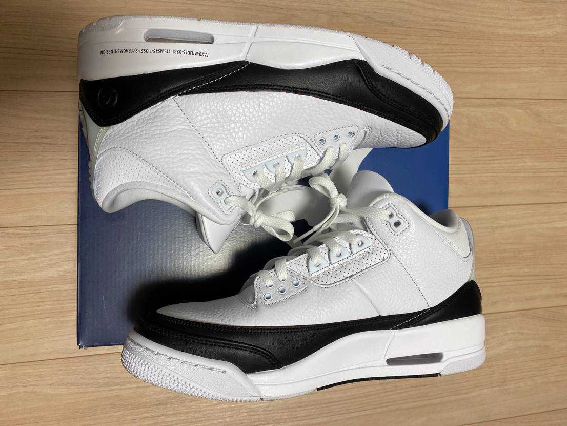 Fragment × Nike Air Jordan 3 "White/Black"