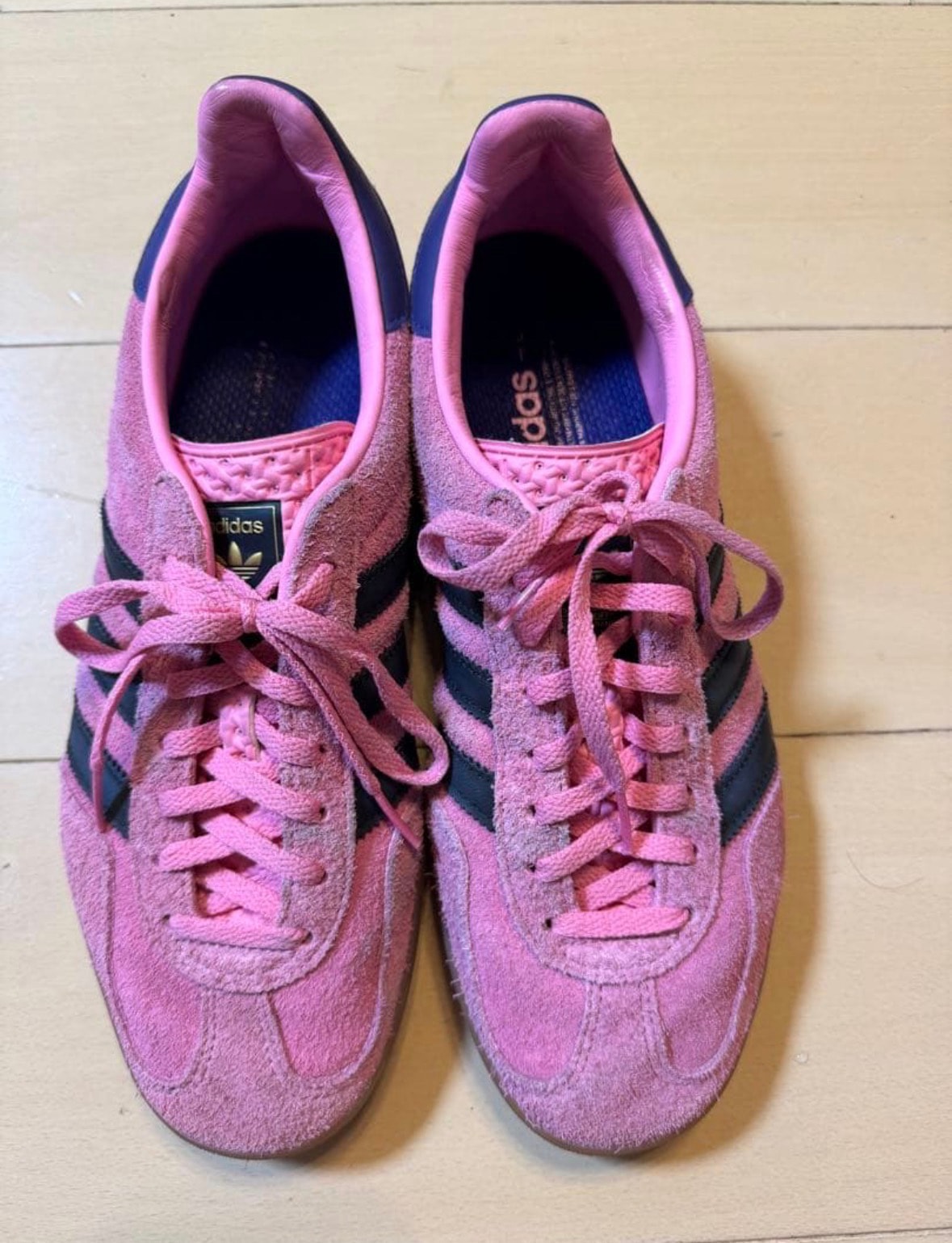 adidas Women's Gazelle Indoor "Bliss Pink/Core Black/Collegiate Purple"