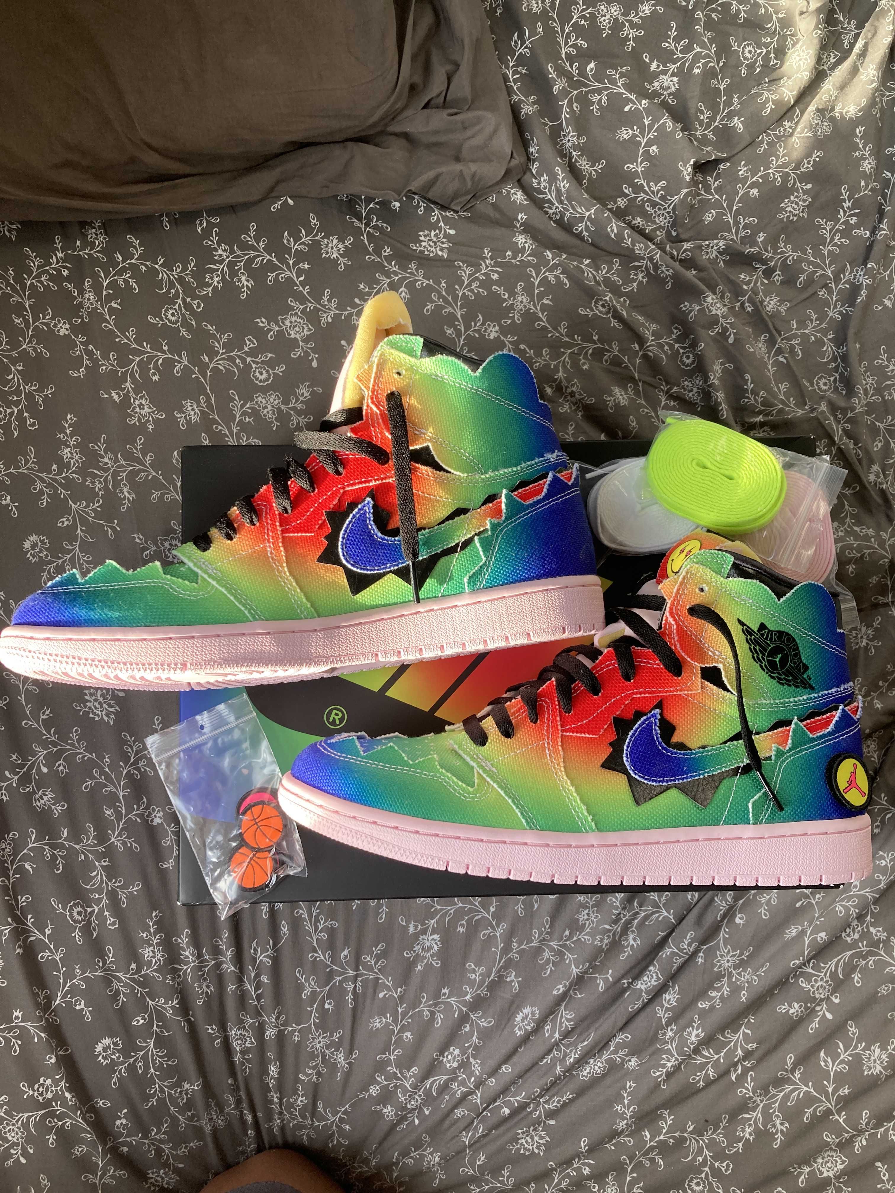 J Balvin × Nike Air Jordan 1 High OG "Rainbow"