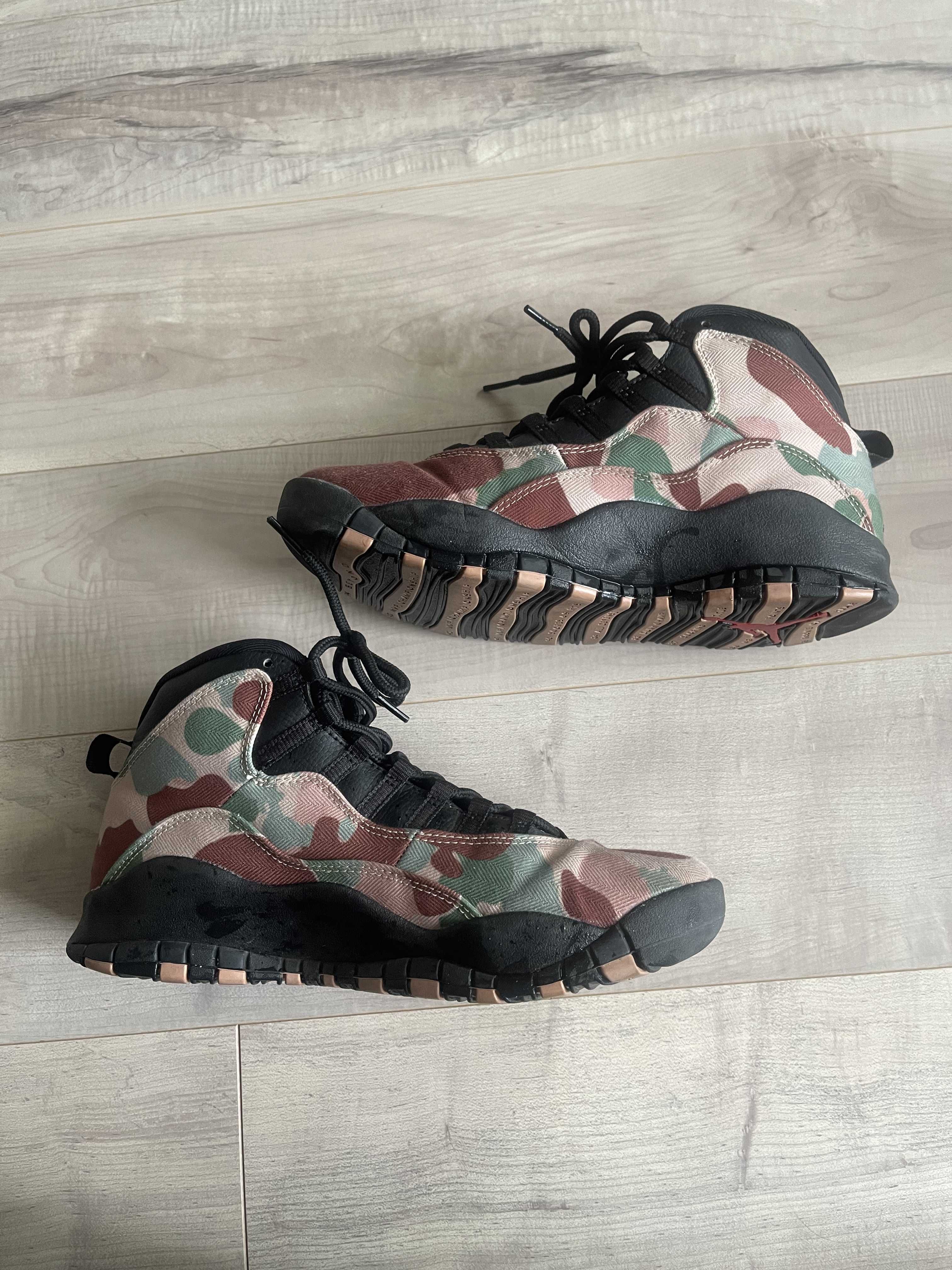 Nike Air Jordan 10 Retro "Duck Camo" Black/Clay
