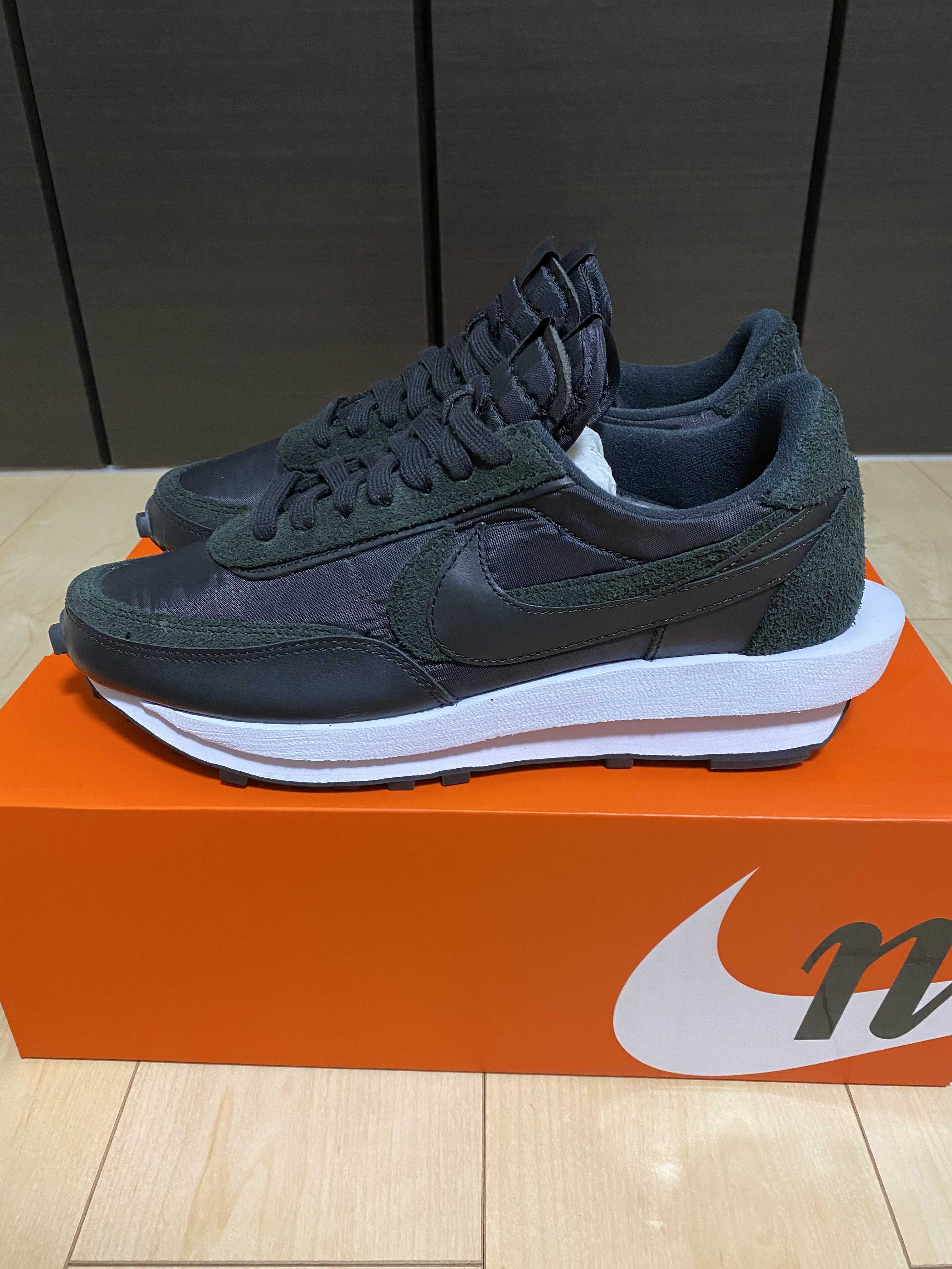 sacai × Nike LDV Waffle "Triple Black"