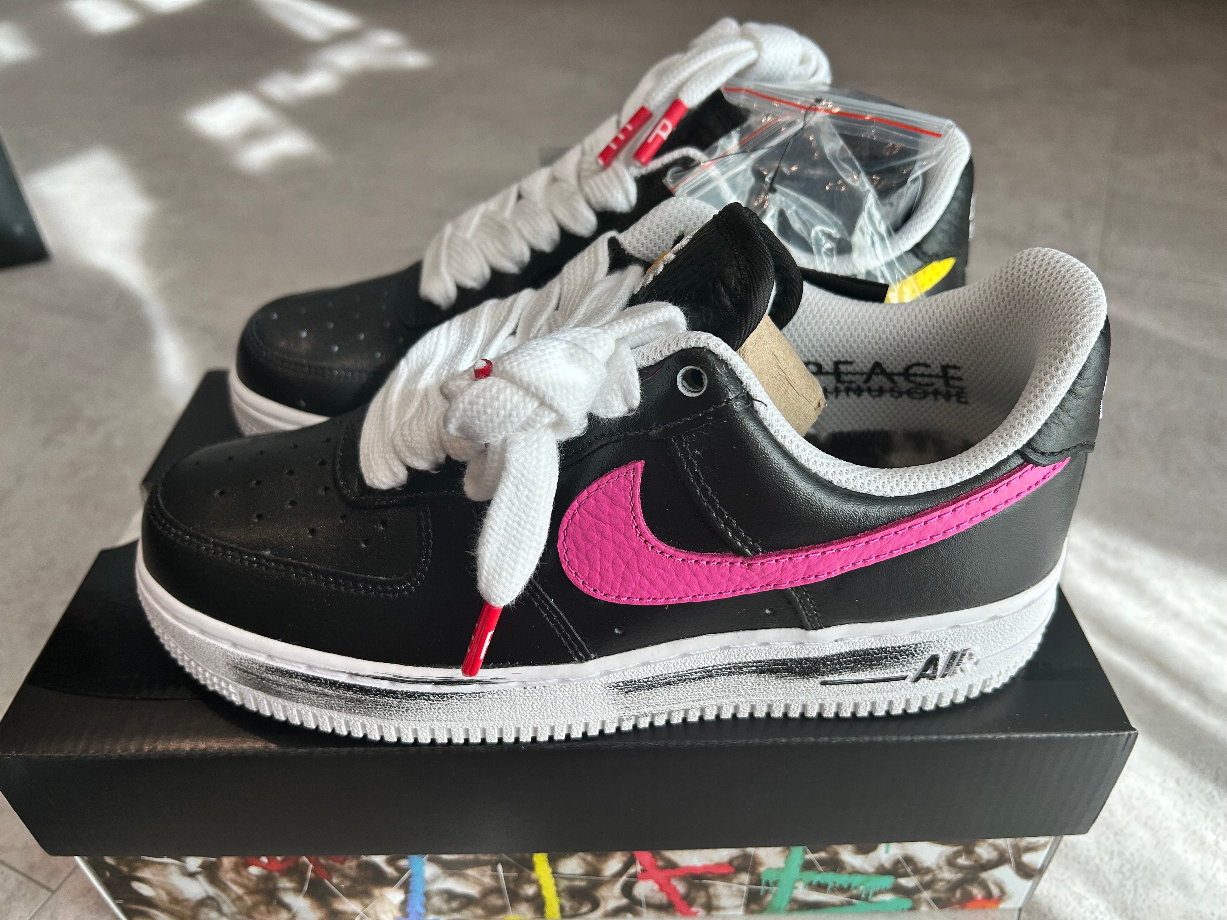 PEACEMINUSONE × Nike Air Force 1 Low '07 Para-Noise 3.0 "Black and Multi-Color" / G-DRAGON