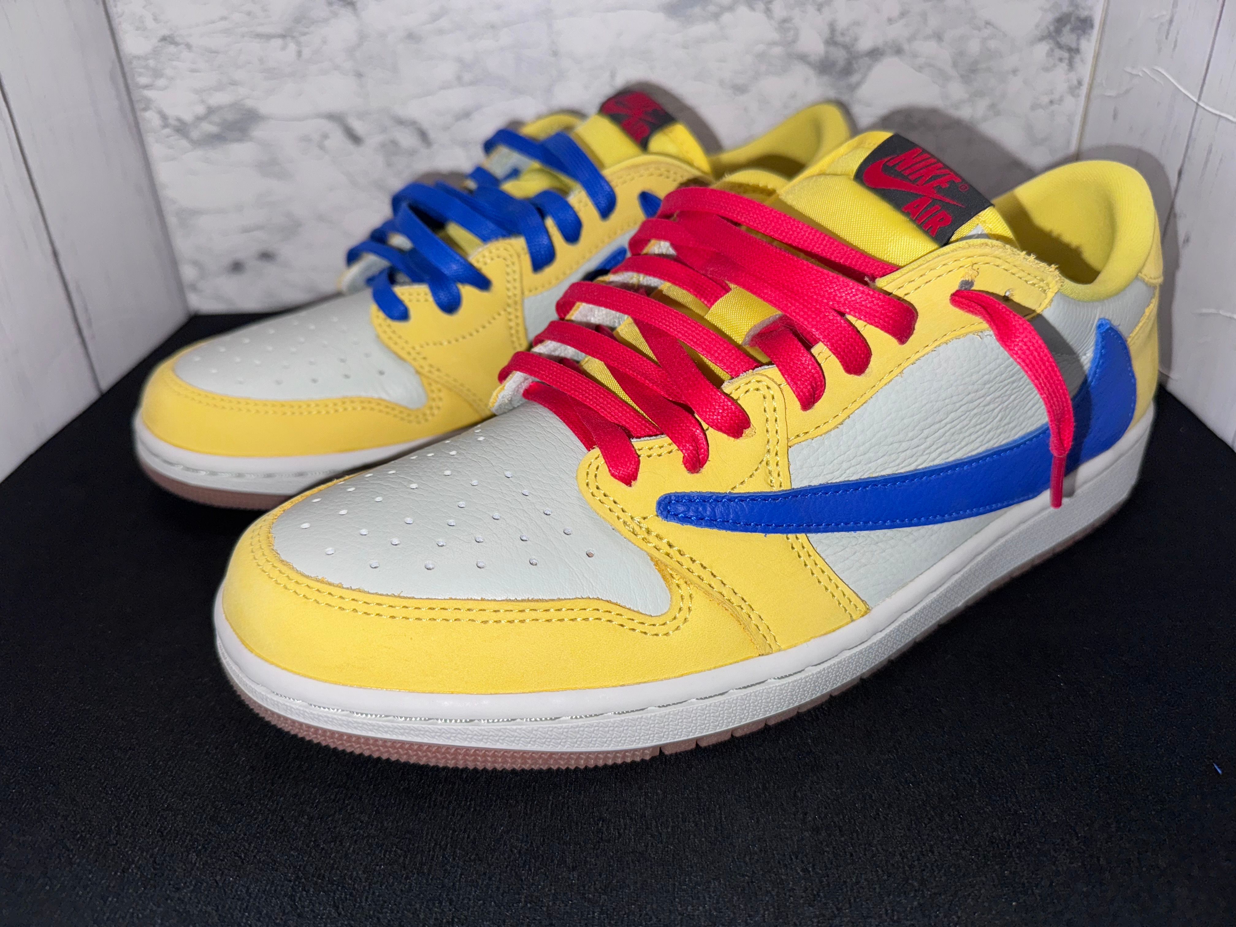 Travis Scott × Nike Women's Air Jordan 1 Retro Low OG "Canary"