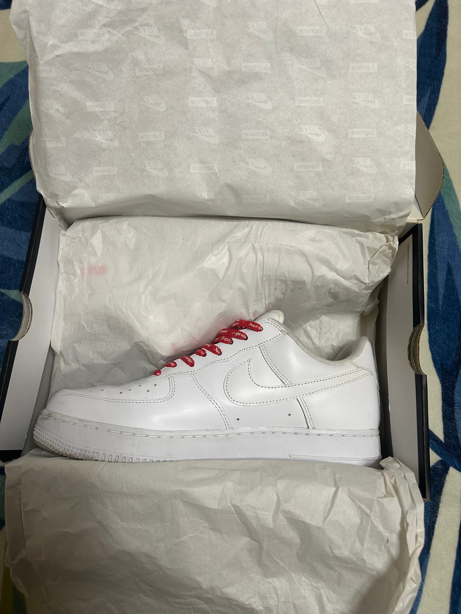 Supreme × Nike Air Force 1 Low "White"