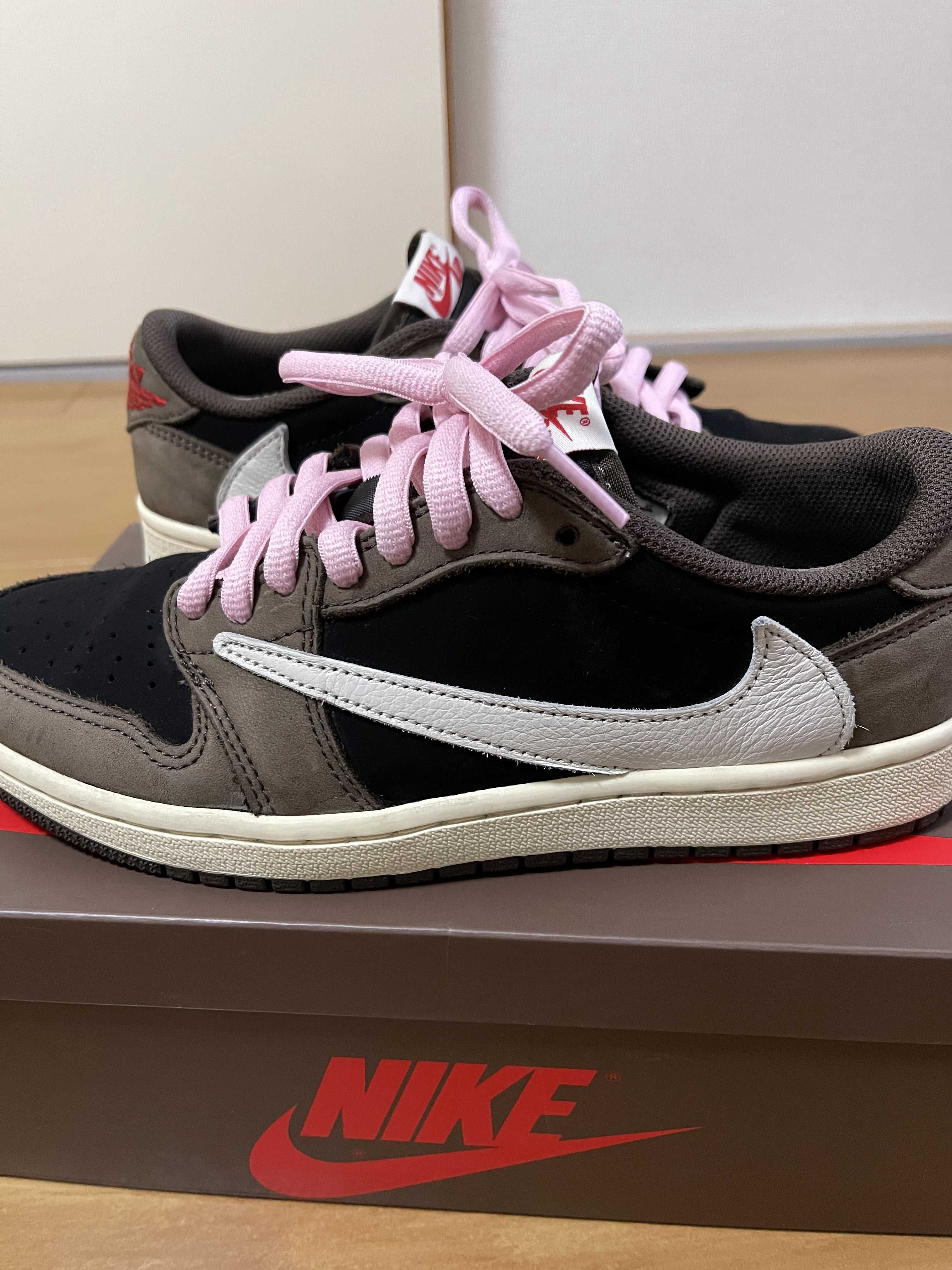Travis Scott × Nike Air Jordan 1 Low OG SP-T  "Black/Dark Mocha"
