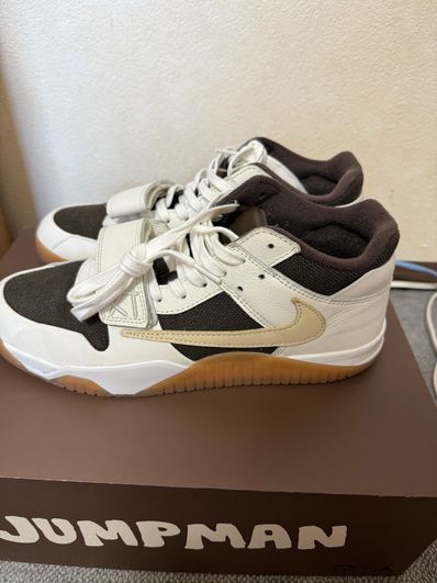 Travis Scott × Nike Jordan Jumpman Jack TR "Sail and Dark Mocha"