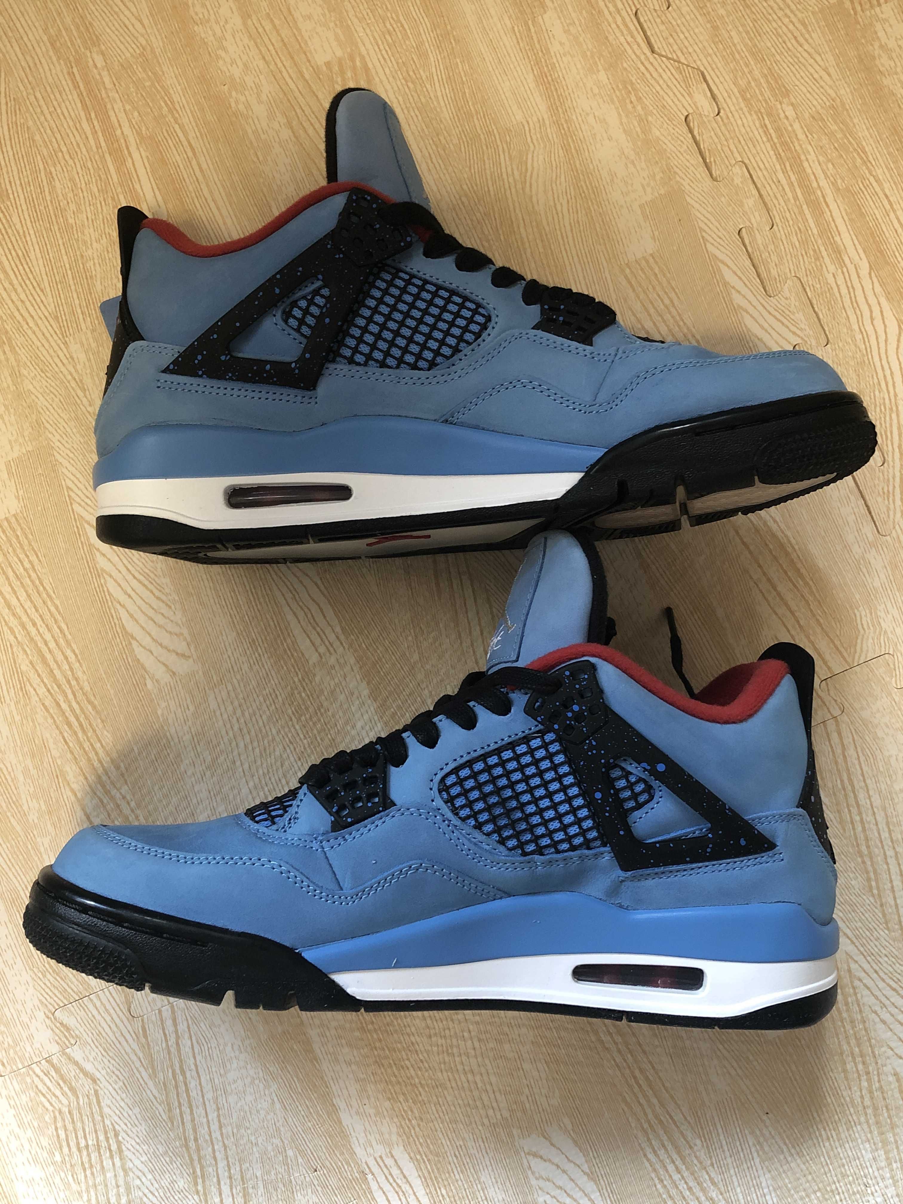 Travis Scott × Nike Air Jordan 4 Retro Cactus Jack "University Blue"