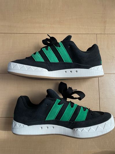 XLARGE × atmos × adidas Adimatic "Black/Green"