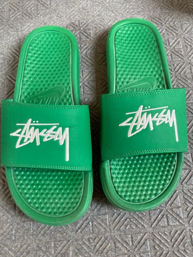 Stussy × Nike Benassi Slide Sandal "Pain"