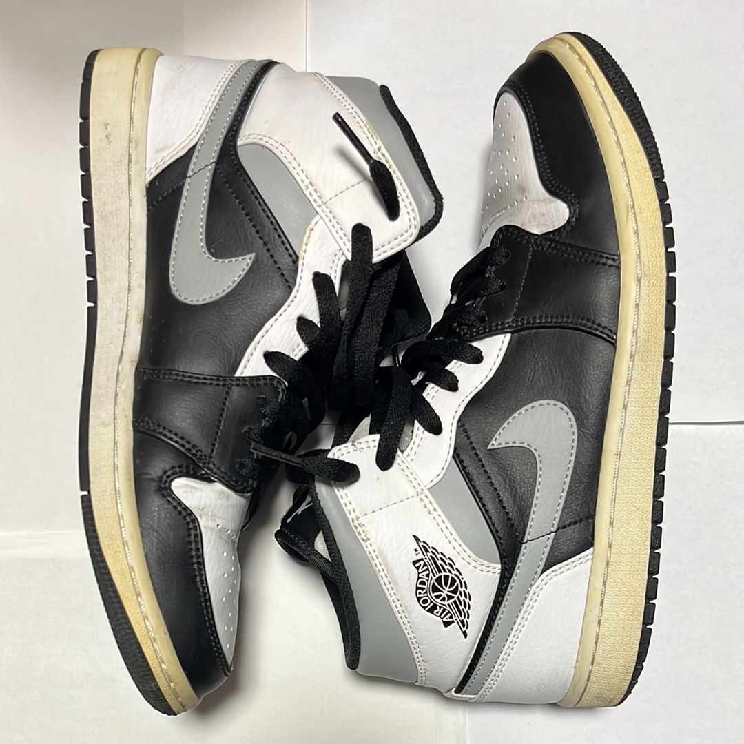 NIKE AIR JORDAN 1 MID "WHITE SHADOW"