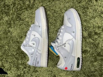 Off-White × Nike Dunk Low "Sail/Neutral Gray"