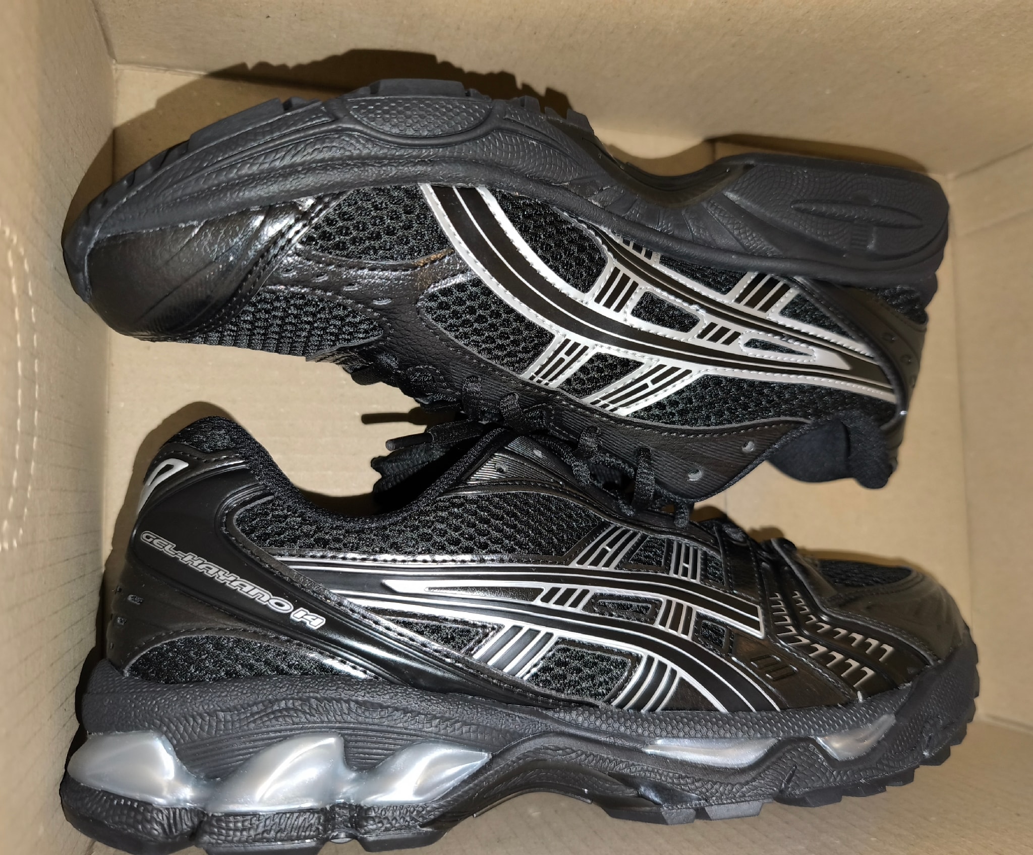 Asics Gel-Kayano 14 "Black/Pure Silver"