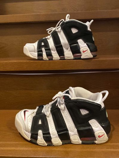 Nike Air More up Tempo "White/Black/University Red"(~2018)