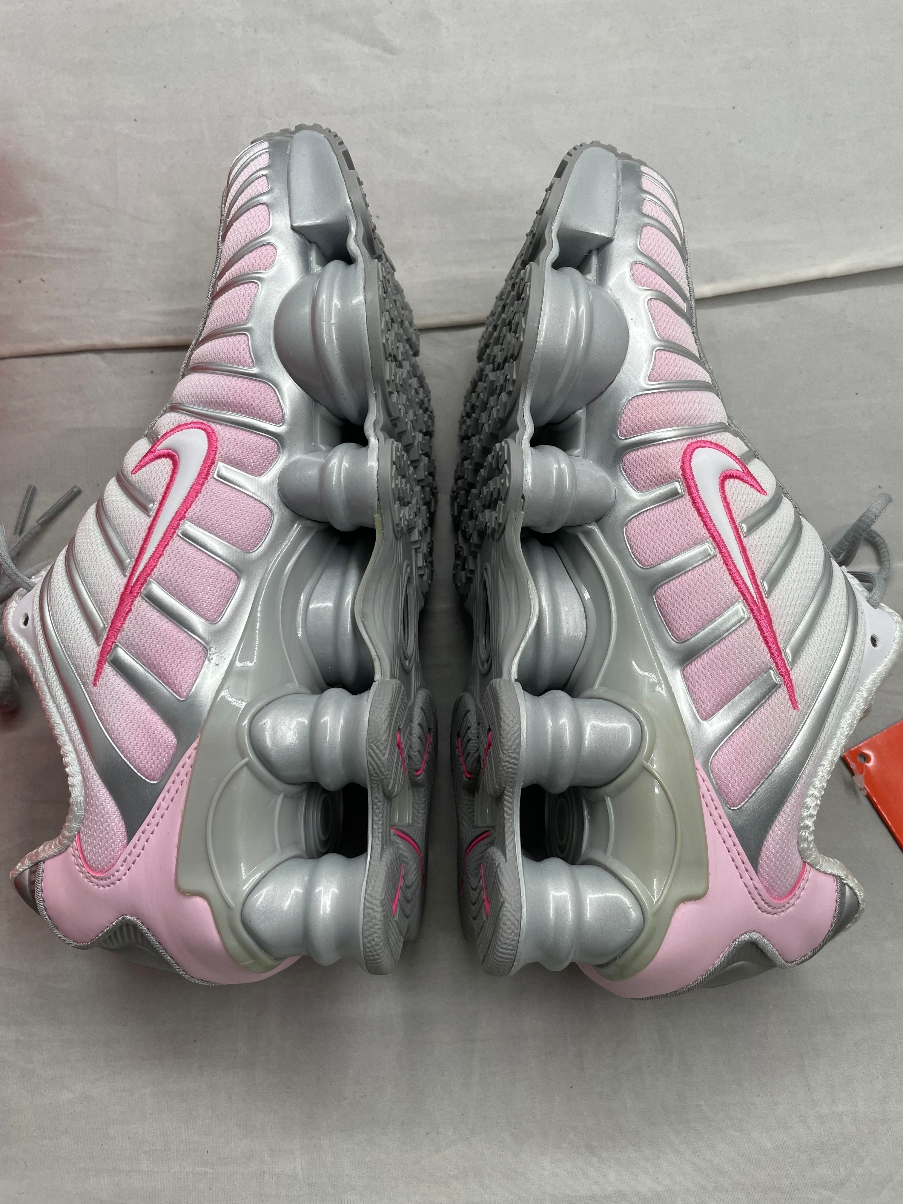 Nike Women's Shox TL "Metallic Platinum/Pinksicle"