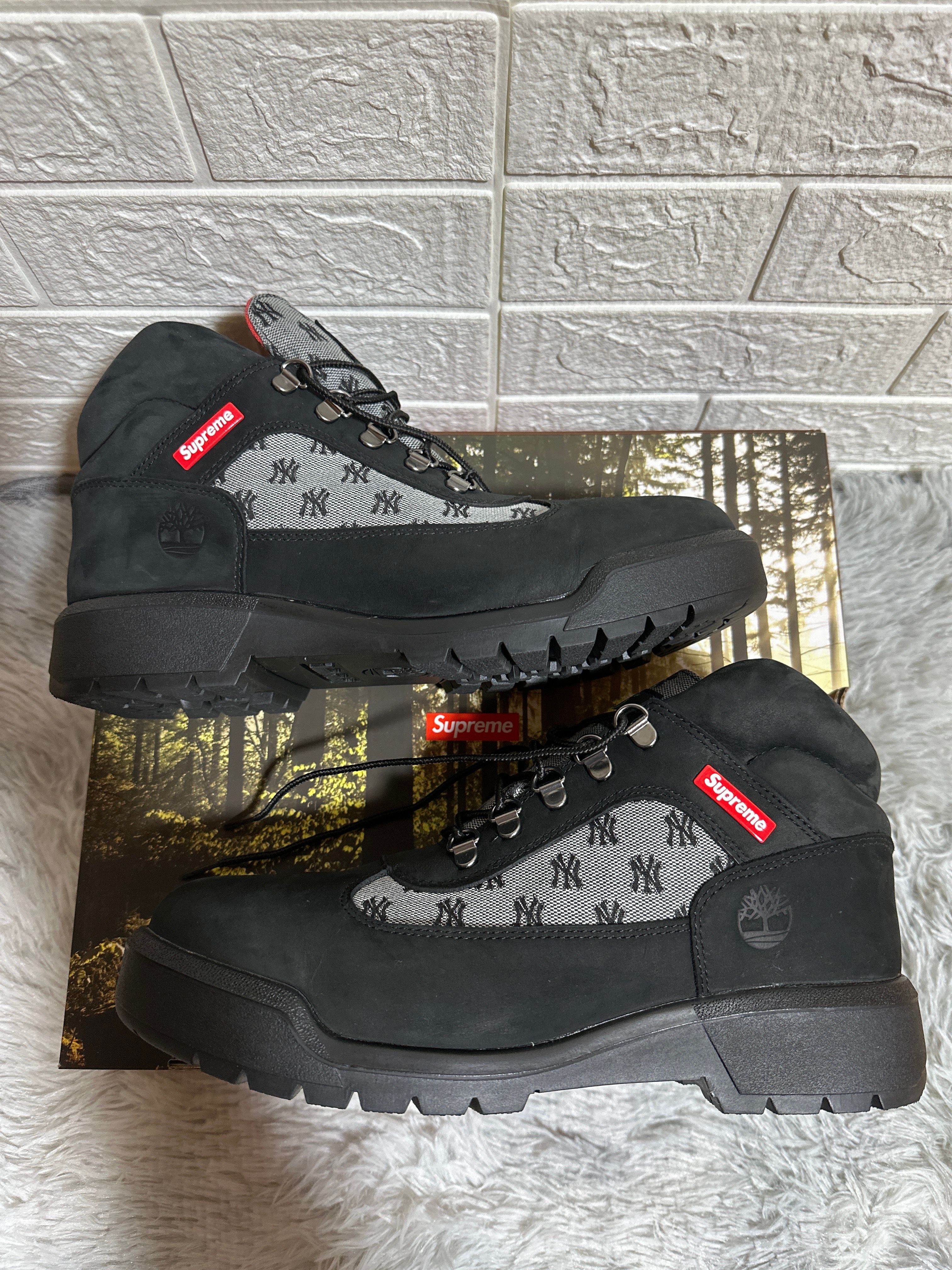 Supreme × Timberland Field Boot "Black"