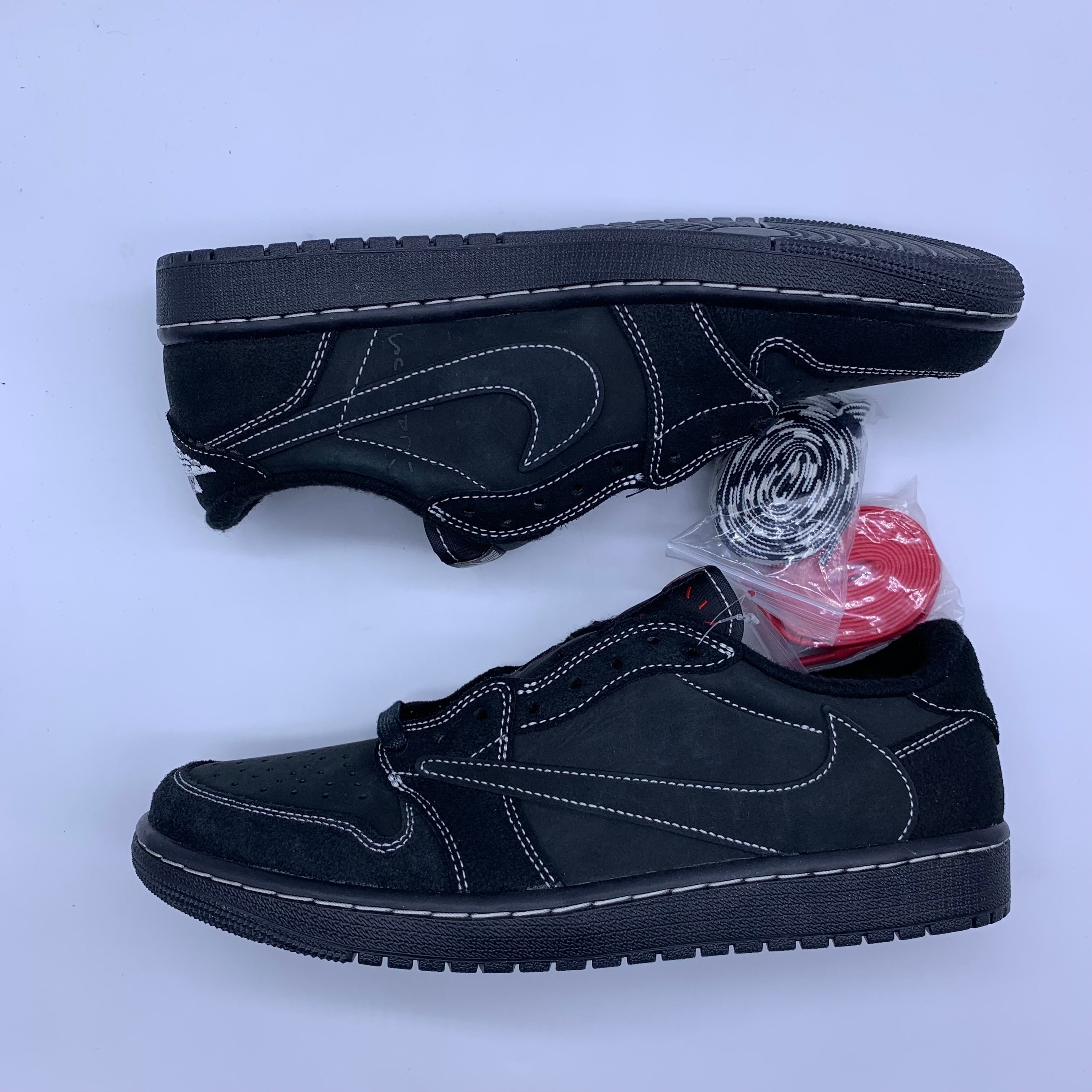 Travis Scott × Nike Air Jordan 1 Low OG SP "Black Phantom"