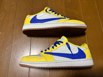 Travis Scott × Nike Women's Air Jordan 1 Retro Low OG "Canary"