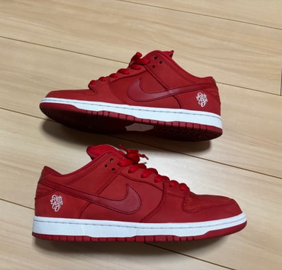 Girls Don't Cry × Nike SB Dunk Low Pro QS "Red" / VERDY