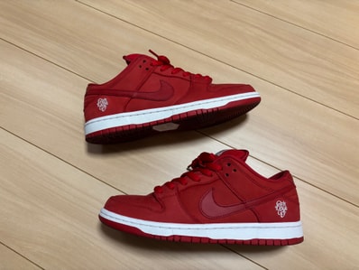 Girls Don't Cry × Nike SB Dunk Low Pro QS "Red" / VERDY